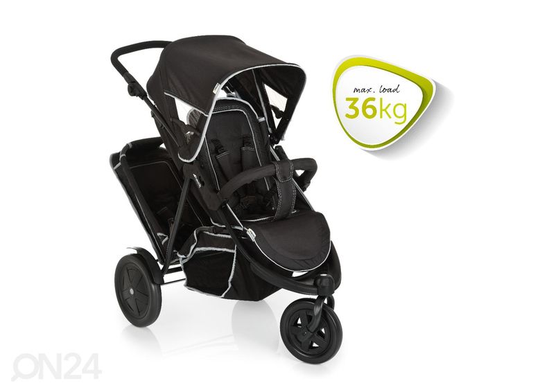 2-местная прогулочная коляска Hauck Essential Freerider SH12 чёрный увеличить