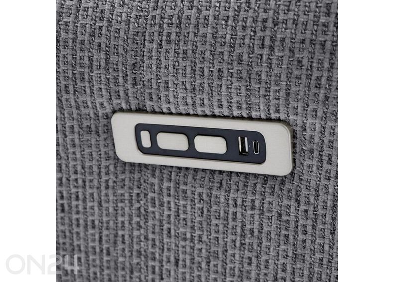 2-местный диван-реклайнер Eleganz 2, тёмно-серый увеличить