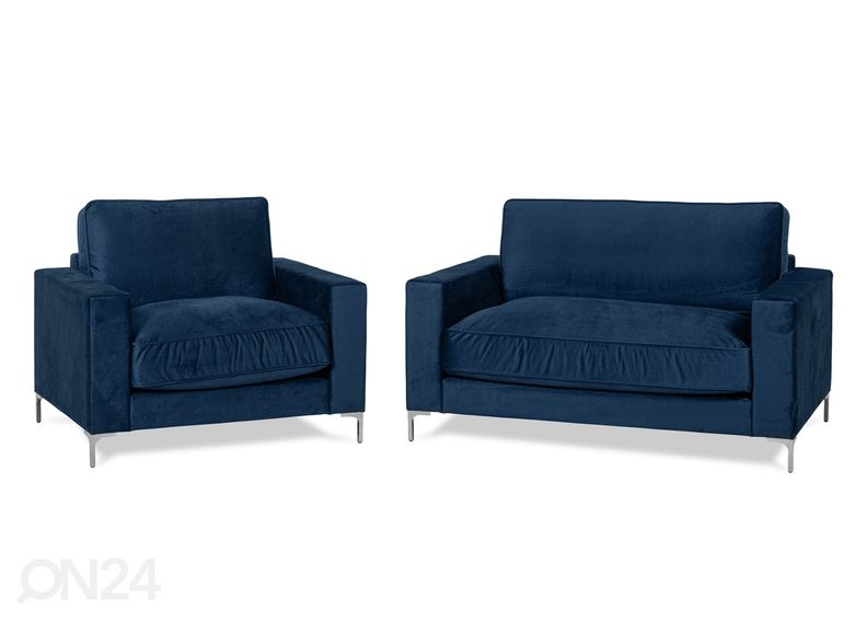 2-местный диван Theo Soft с перьевыми подушками увеличить