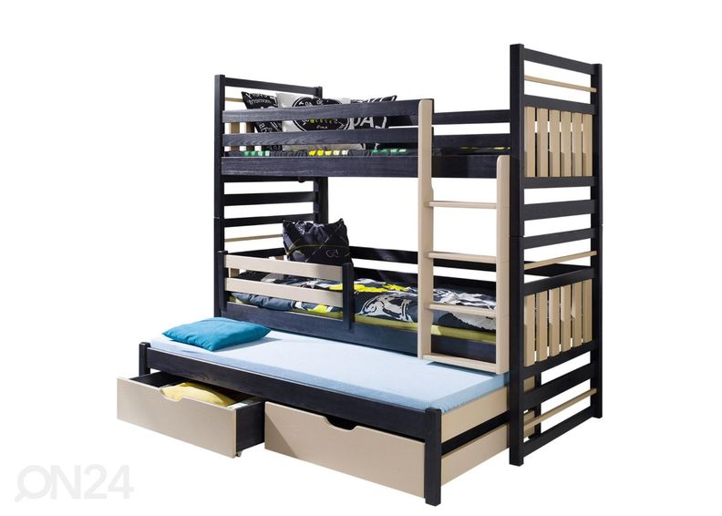 3-местная двухъярусная кровать 80х180 cm увеличить