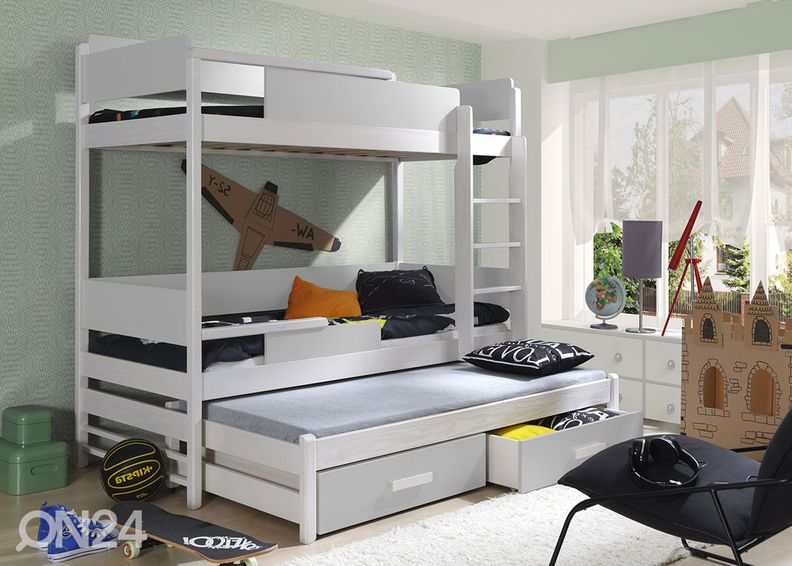 3-местная двухъярусная кровать 80x180 cm увеличить