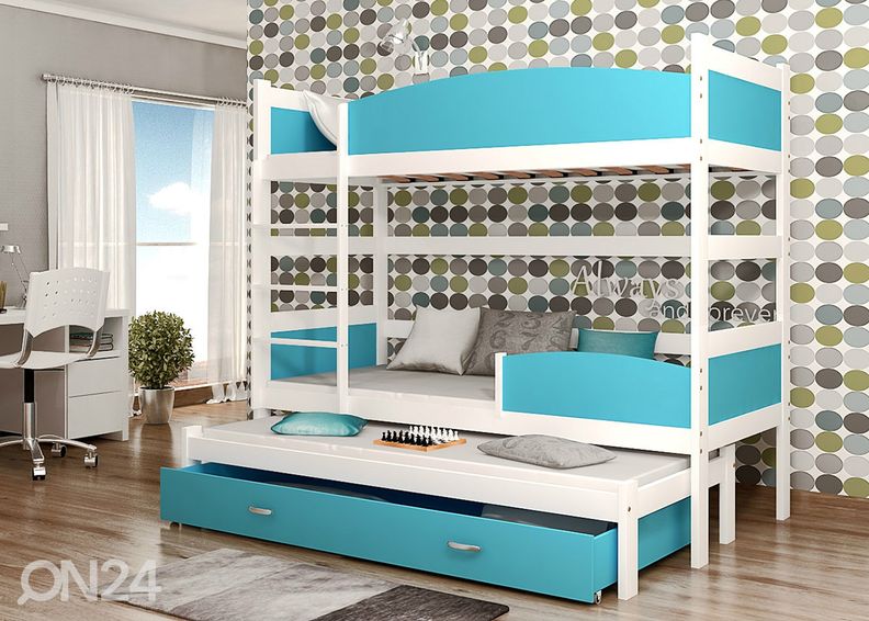 3-местная двухъярусная кровать 80x184 cm увеличить