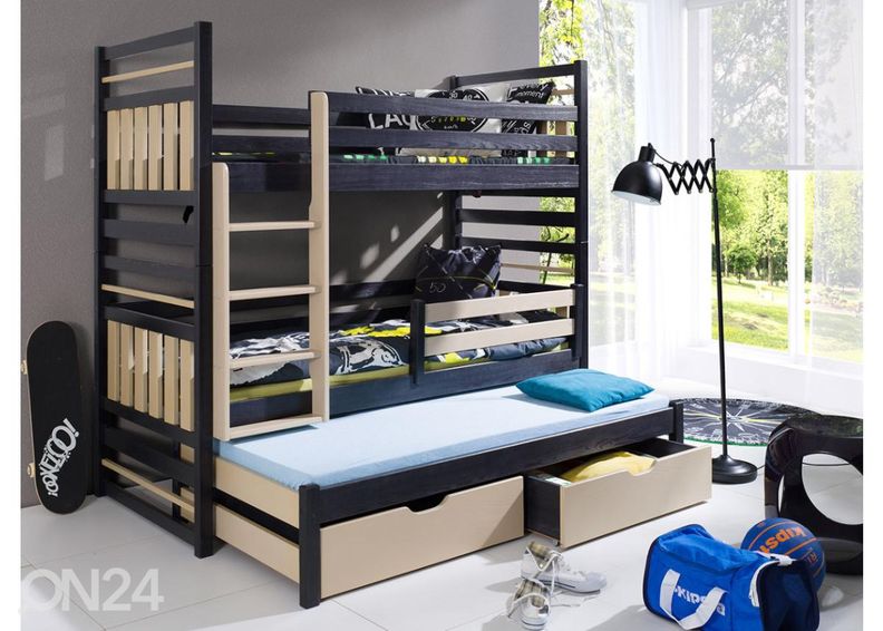 3-местная двухъярусная кровать 90x200 cm увеличить