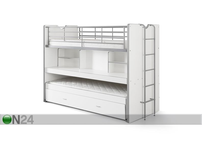 3-местная двухъярусная кровать Bonny 90x200 cm увеличить
