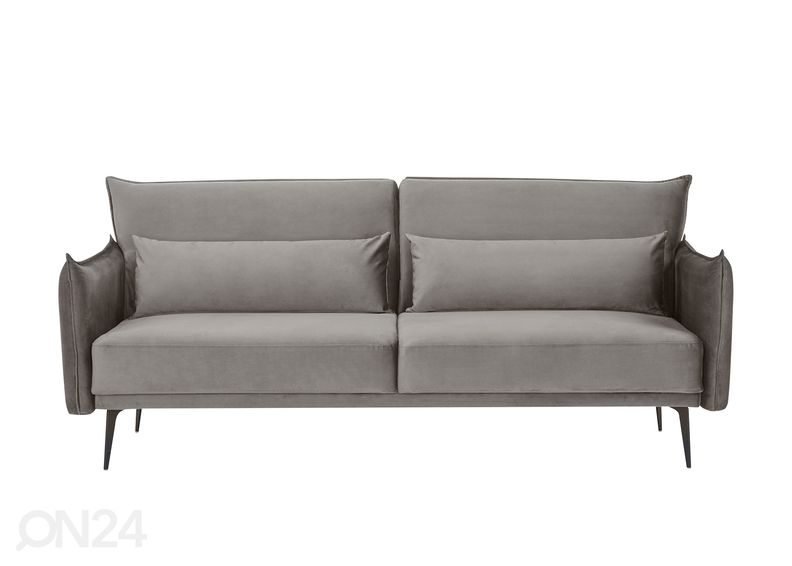 3-местный диван-кровать 86х207 см, серый увеличить