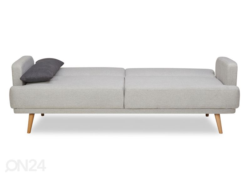 3-местный диван-кровать 86x214 см, серый увеличить