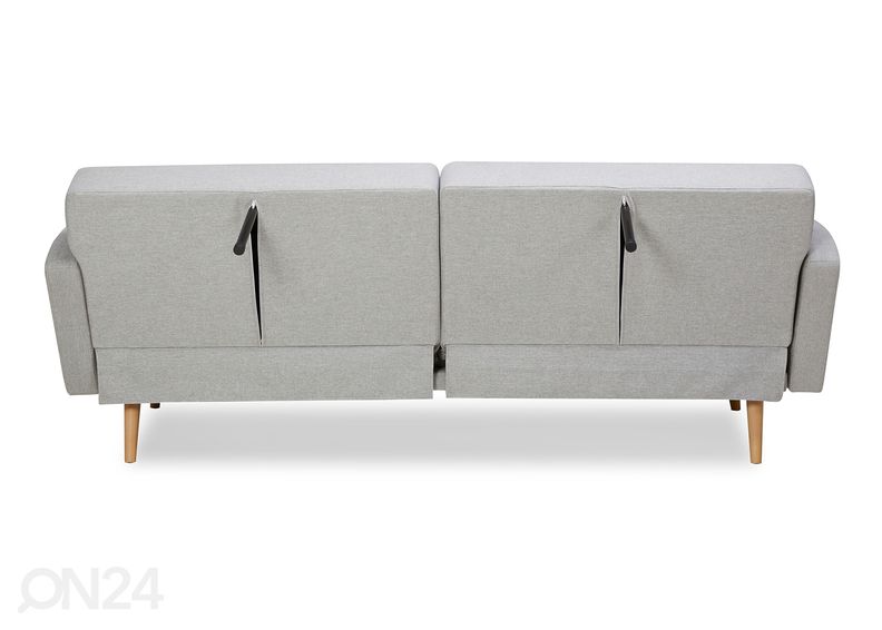 3-местный диван-кровать 86x214 см, серый увеличить