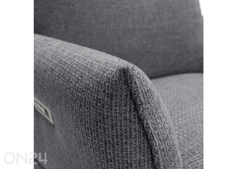 3-местный диван-реклайнер Eleganz 3, тёмно-серый увеличить