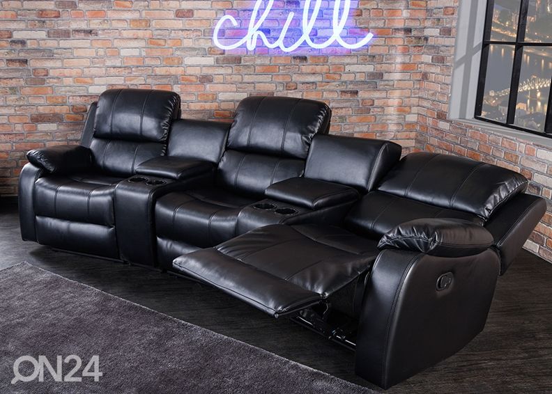 3-местный диван recliner Hollywood увеличить