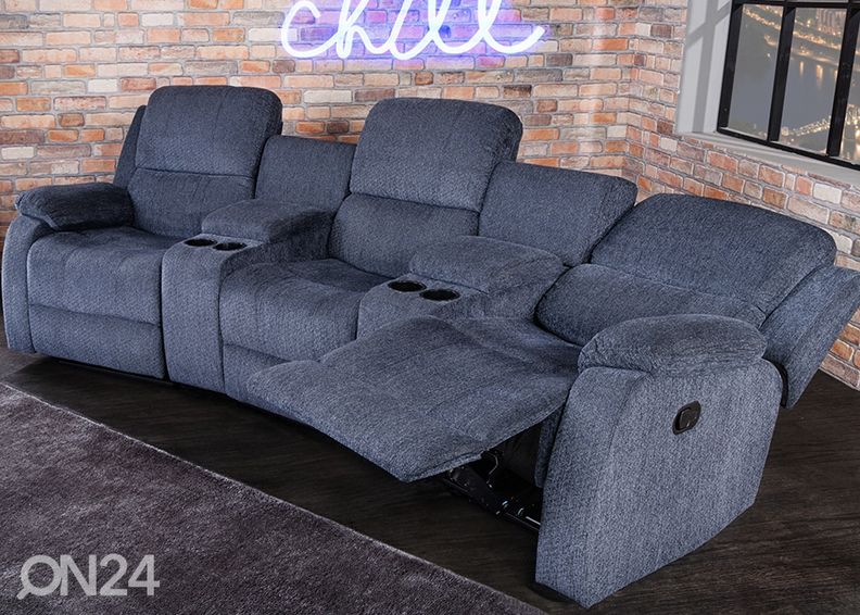 3-местный диван recliner Hollywood увеличить