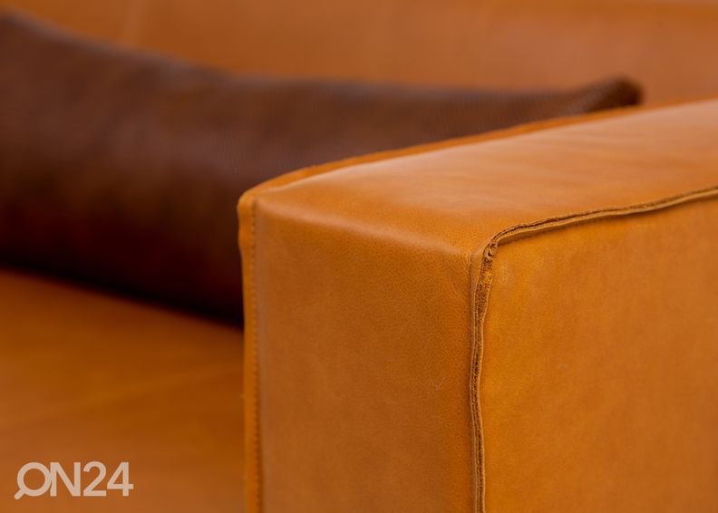 3-местный кожаный диван Office + подушки увеличить