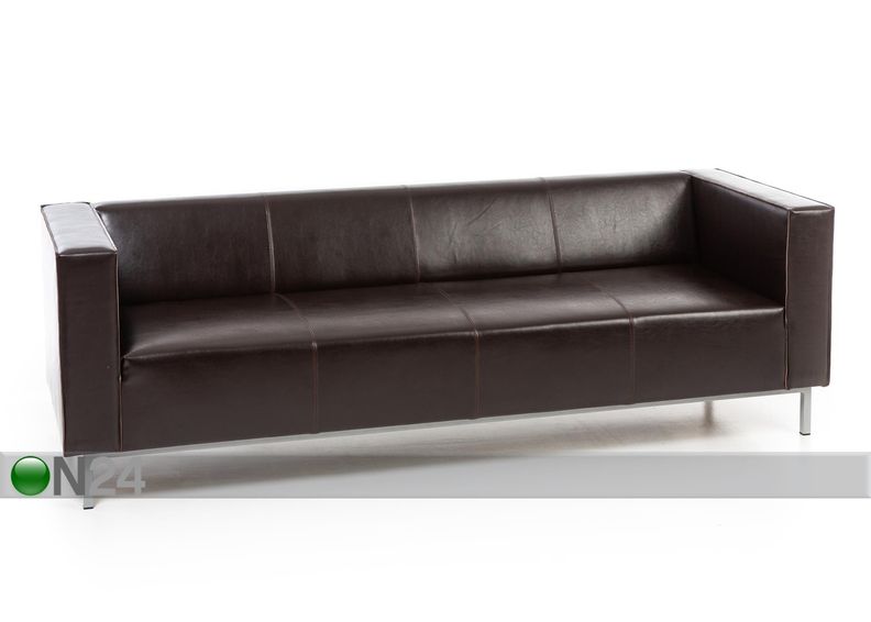 3-местный кожаный диван Office Pluss увеличить