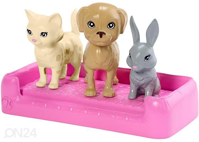 Barbie® Play'N 'Wash кукла с домашними животными увеличить