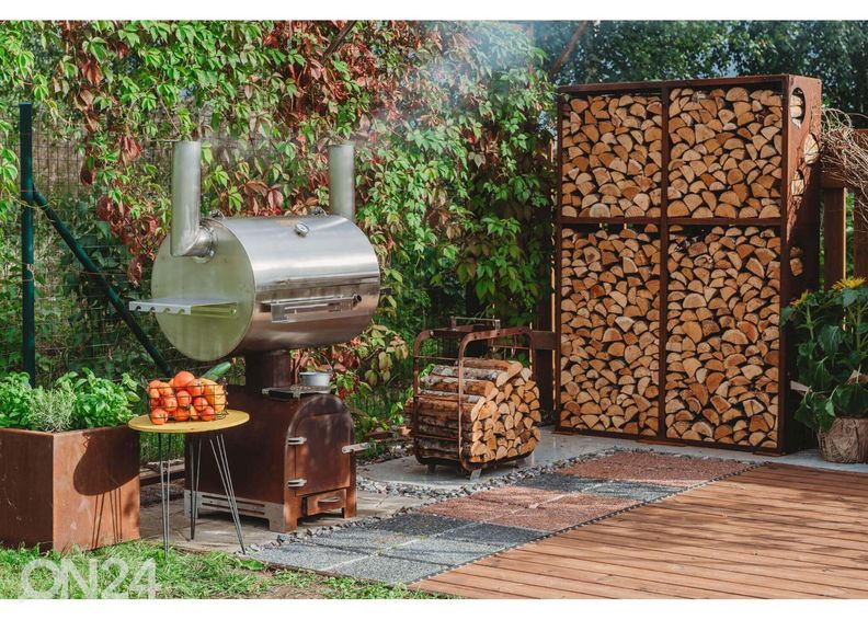 BBQ-печь GrillSymbol Smoky Beast из стали Cor-Ten увеличить