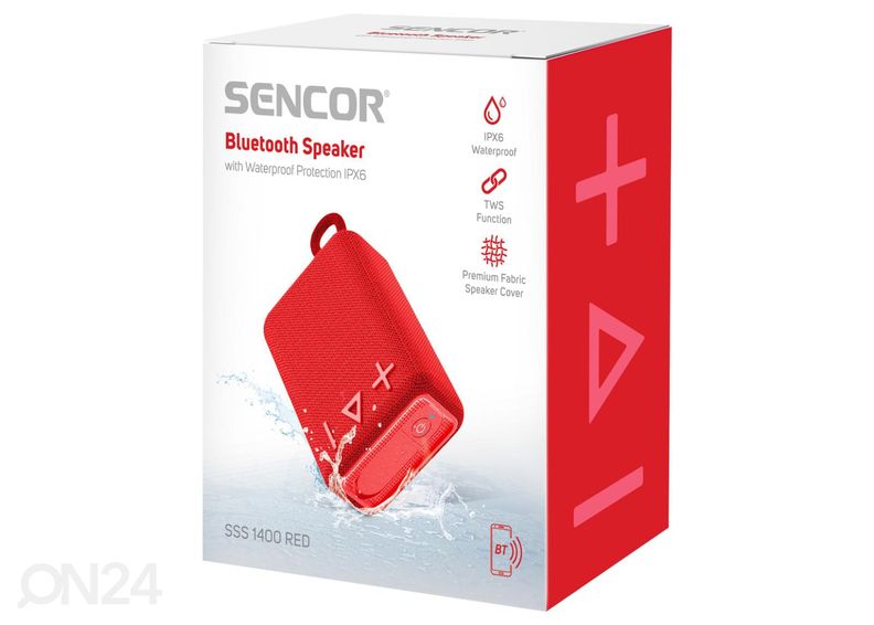 Bluetooth-динамик Sencor SSS1400RD, красный увеличить