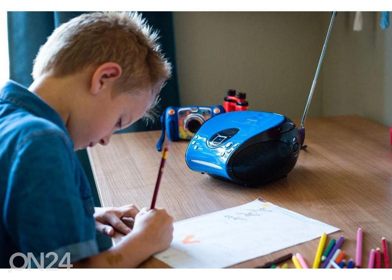 CD-радио Lenco SCD24BB, синий/черный увеличить