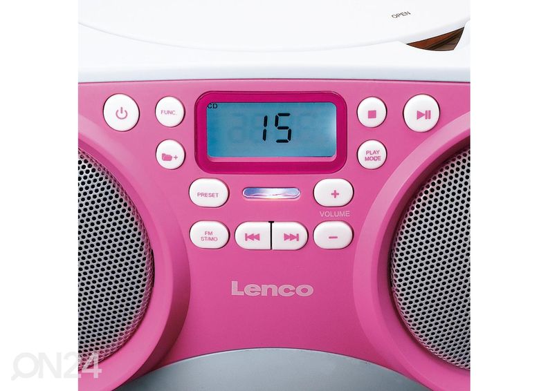 CD-радио Lenco SCD301PK, розовый увеличить