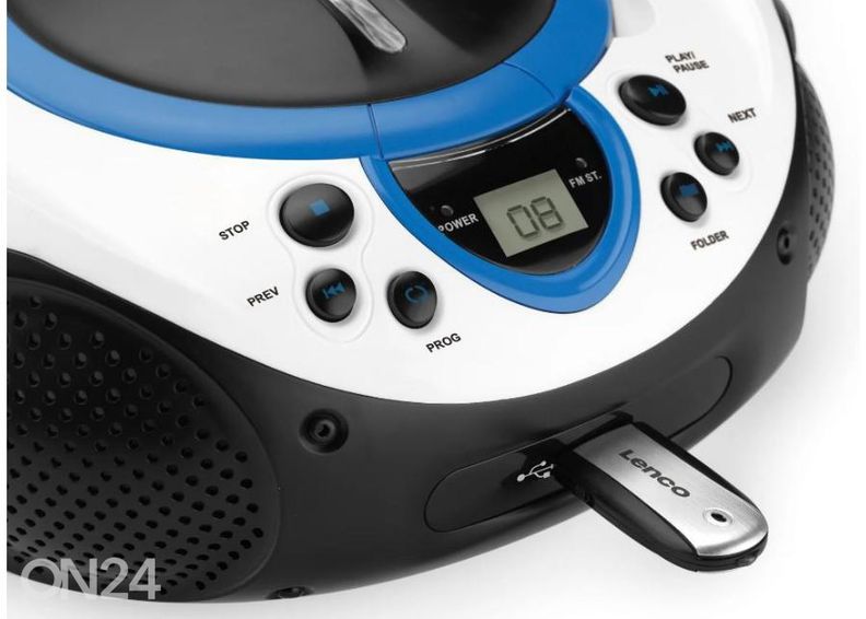 CD-радио Lenco SCD38USBB, синий увеличить