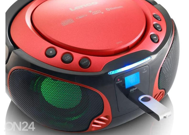 CD-радио Lenco SCD550RD, красный увеличить