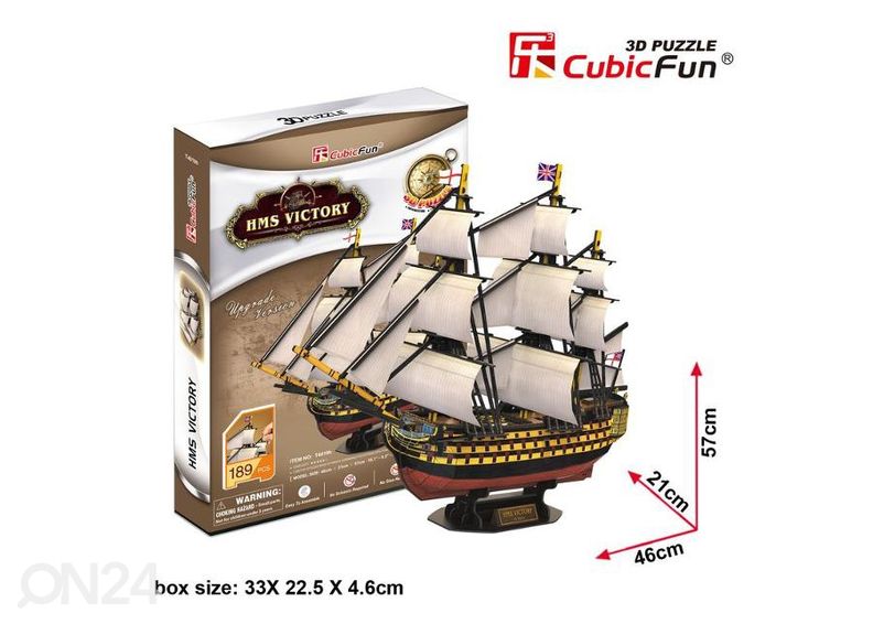 CUBICFUN 3D пазл Корабль увеличить