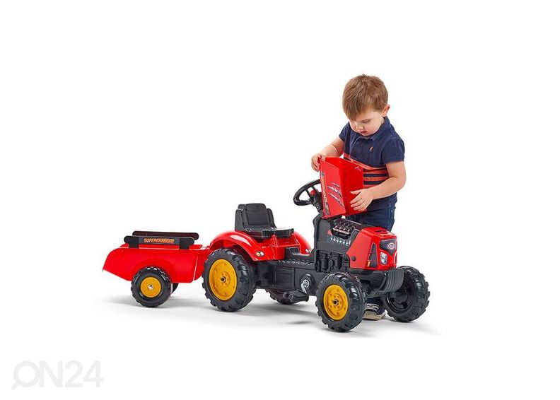 Falk Трактор с прицепом Red Supercharger увеличить