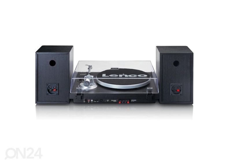 Hi-Fi виниловый проигрыватель с внешними динамиками Lenco LS500BK, черный увеличить