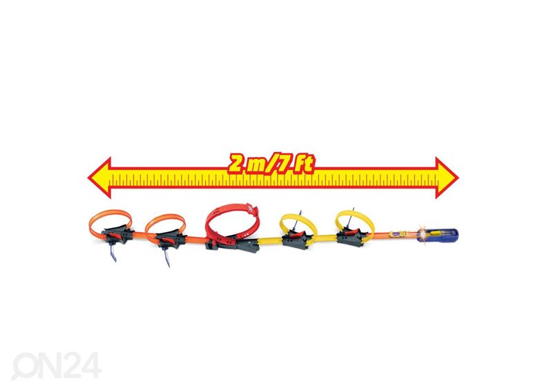 Hot Wheels® гоночная трасса с несколькими мёртвыми петлями увеличить