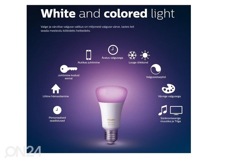 Hue White and Color ambiance лампочка E27 13.5 W 1600lm A67 увеличить