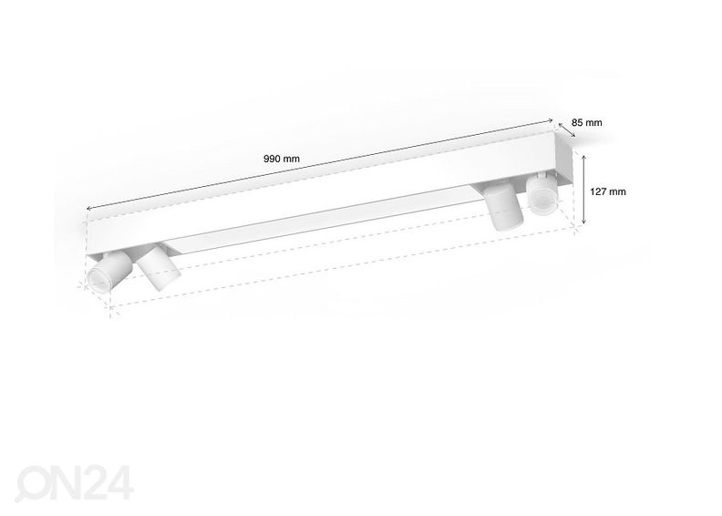 Hue White and Color ambiance Centris умный белый точечный светильник 4L увеличить