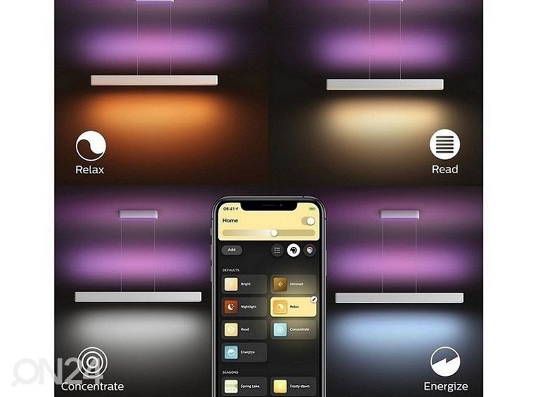 Hue White and Color ambiance Ensis интеллектуальный подвесной светильник 2x39 Вт, белый увеличить