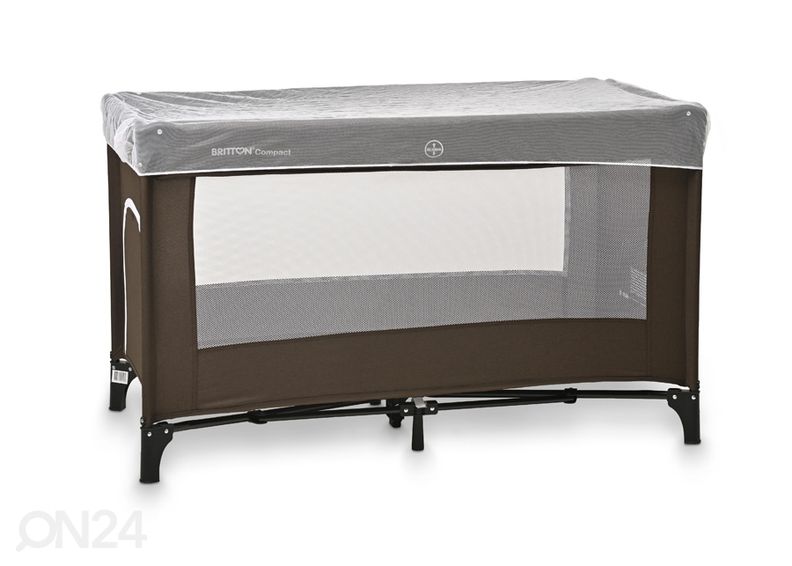 Kровать-манеж Britton Compact, темно-коричневый увеличить