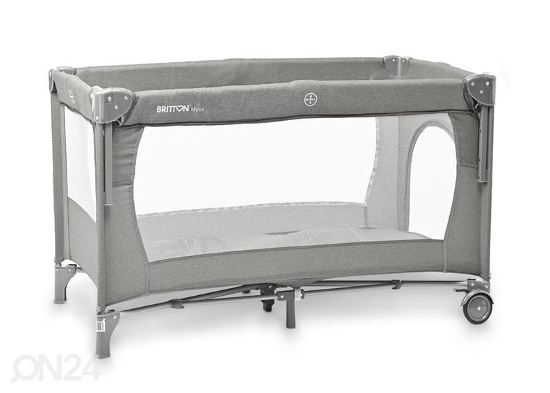 Kровать-манеж Britton Mysa, серый увеличить
