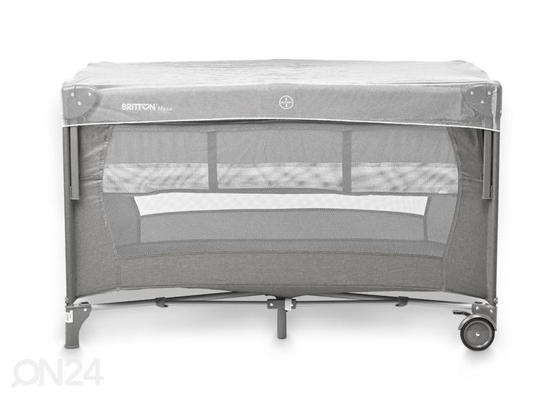 Kровать-манеж Britton Mysa, серый увеличить