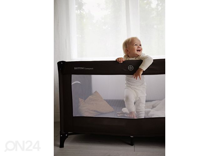 Kровать-манеж Britton Mysa, серый увеличить