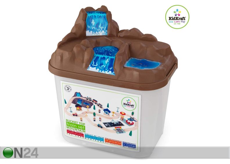 KidKraft железнодорожная игра в коробке увеличить