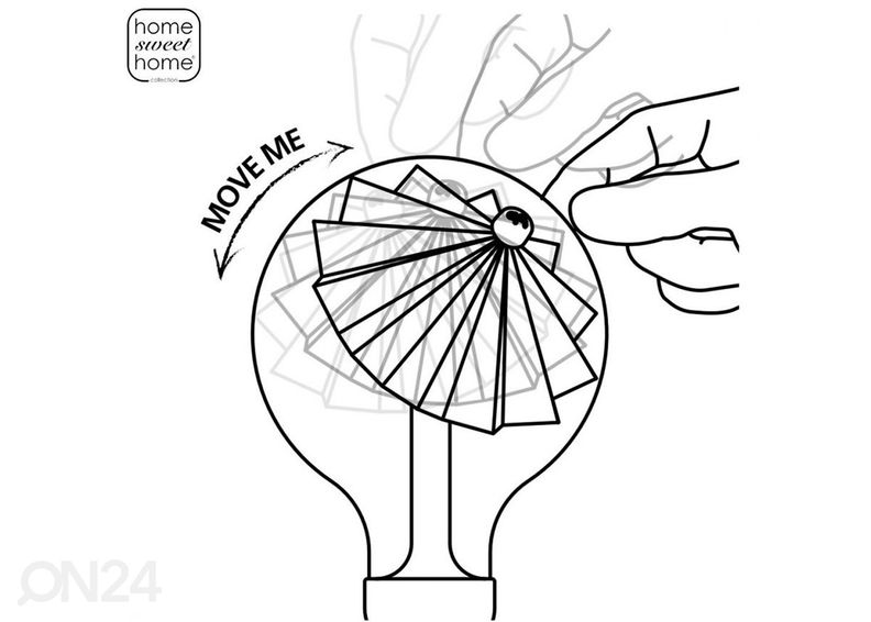 LED лампочка Move Me umbrella, E27, 5,5W увеличить