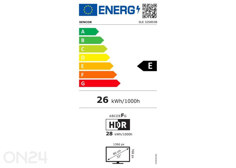 LED-телевизор 32" Sencor SLE32S803B увеличить
