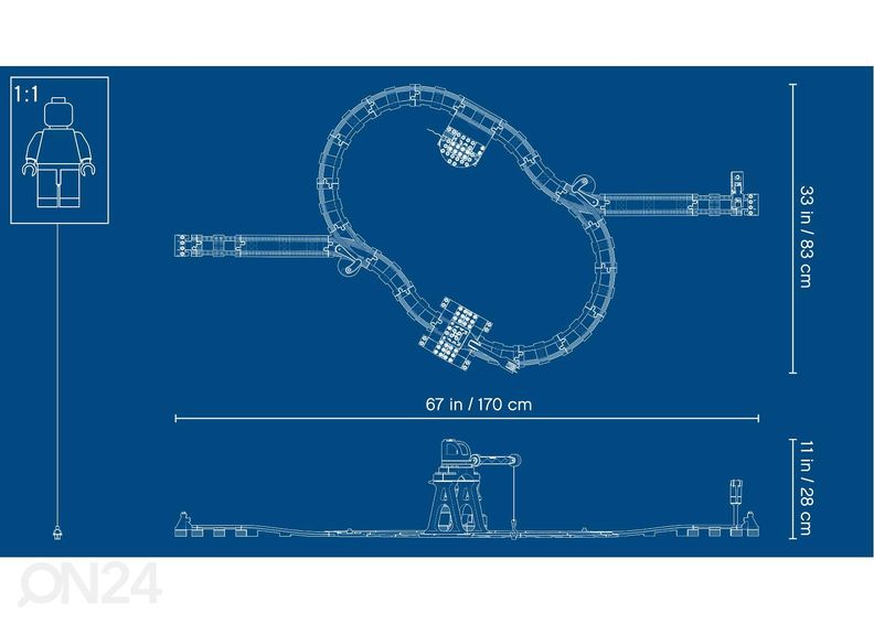 LEGO DUPLO Грузовой поезд увеличить