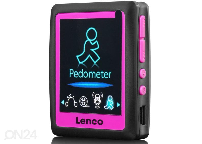 MP4-плеер с шагомером Lenco PODO152P, розовый увеличить