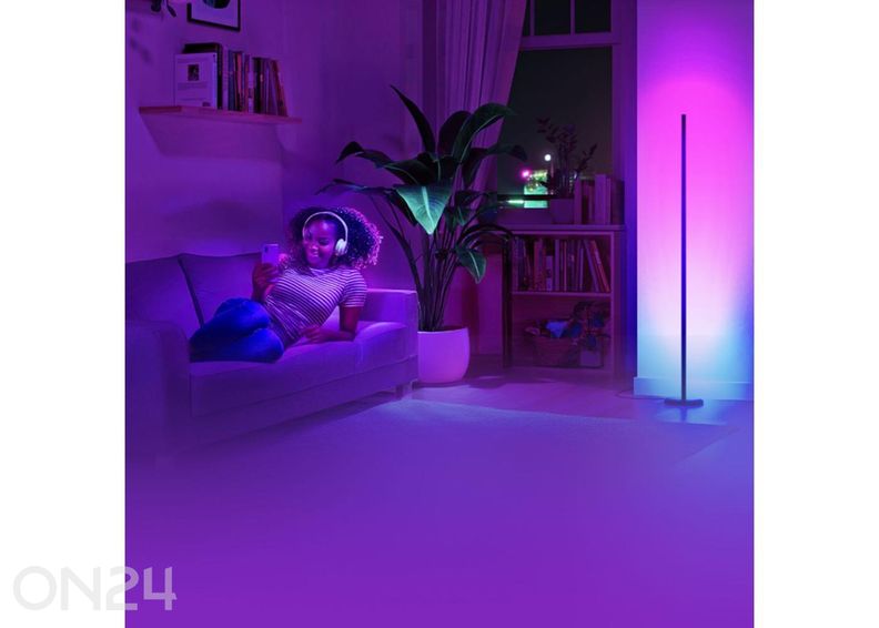 Nanoleaf умный напольный светильник Matter Wi-Fi (22 Вт), чёрный увеличить