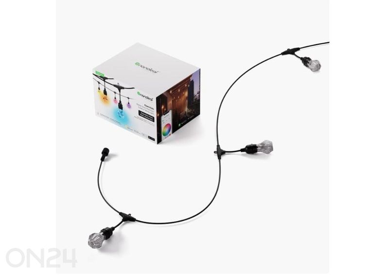Nanoleaf Essentials Matter умная многоцветная уличная гирлянда - комплект удлинителя 15 м увеличить