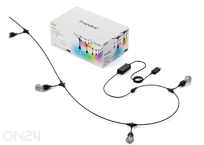Nanoleaf Essentials Matter умная многоцветная уличная гирлянда – 30 м стартовый комплект увеличить