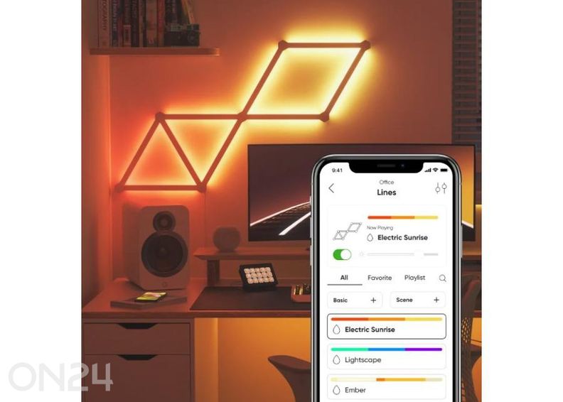 Nanoleaf Lines 60° стартовый комплект (9 световых линий) увеличить