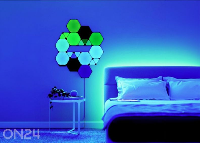 Nanoleaf Shapes Black Mini Triangles расширительный комплект (10 панелей), чёрный увеличить