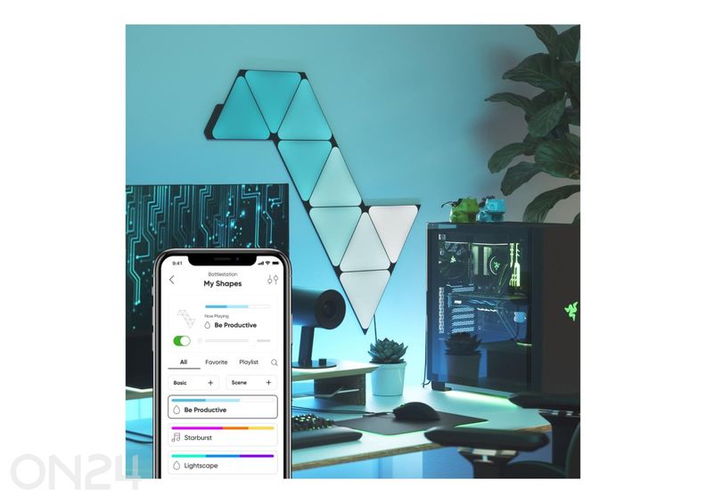 Nanoleaf Shapes Black Triangles расширительный комплект (3 панели), черный увеличить