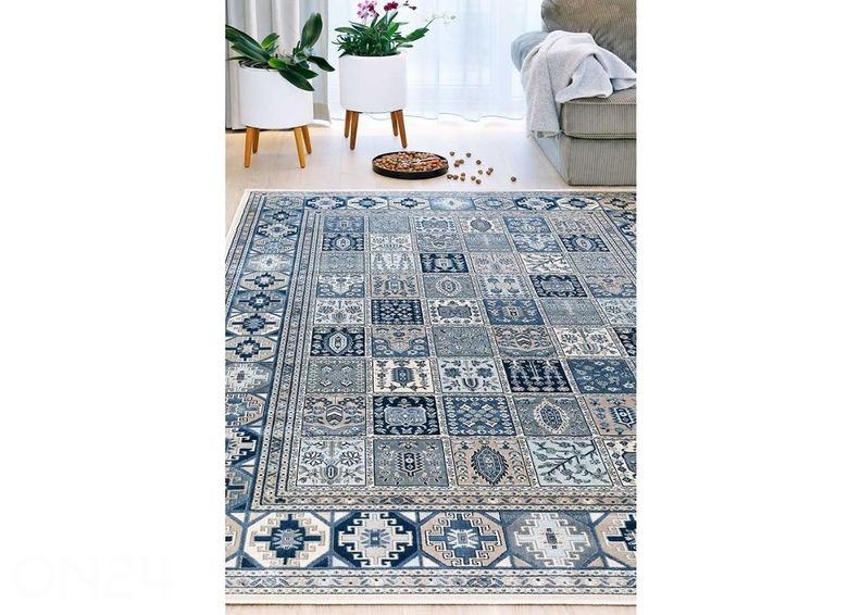 Narma вискозный ковер Zahra sand-blue 80x125 см увеличить