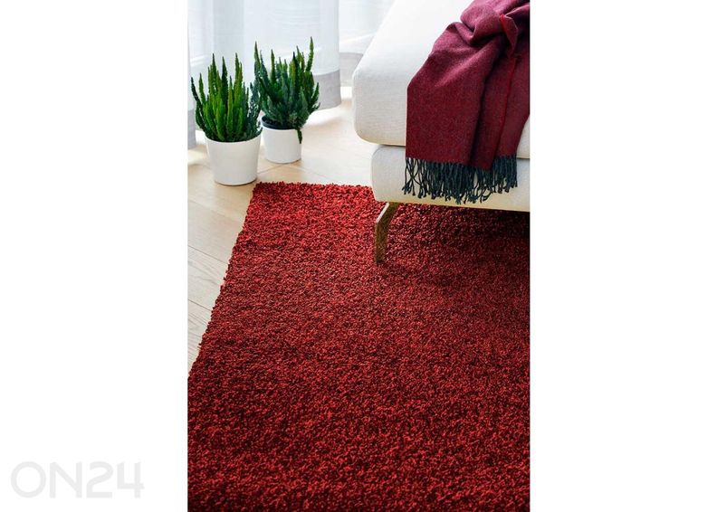 Narma длинношерстный ковер Spice™ red ümar Ø 133 см увеличить