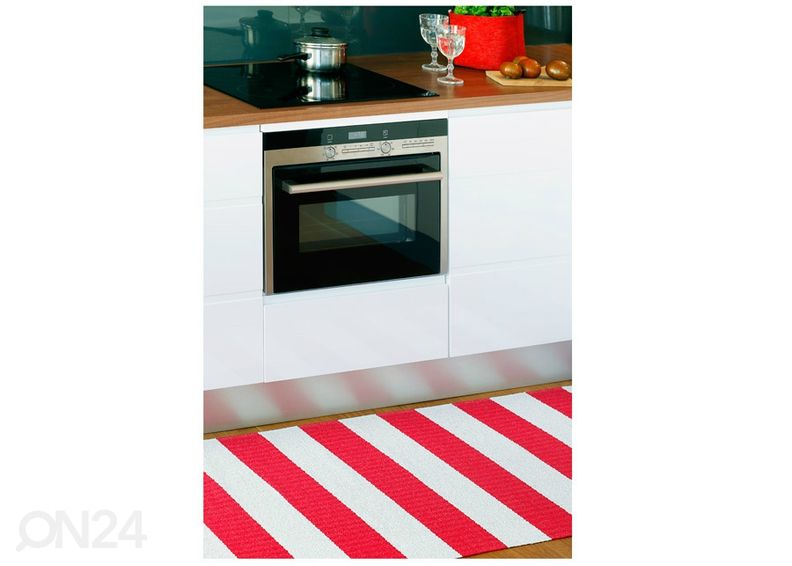 Narma пластиковый ковер Birkas carmine-white 70x100 см увеличить