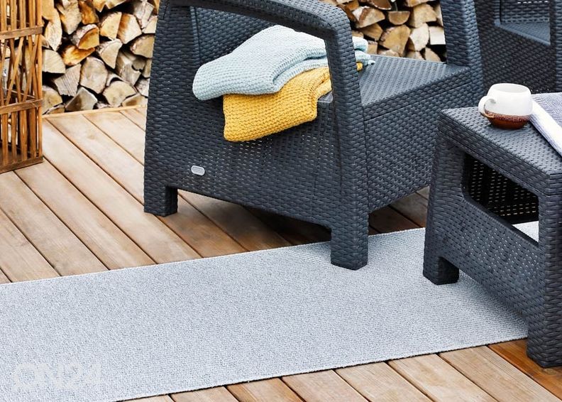 Narma пластиковый ковер Neve silver metallic 70x350 см увеличить