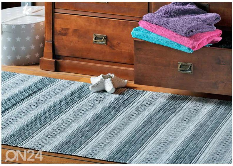 NARMA пластиковый ковер Runö grey 70x150 см увеличить